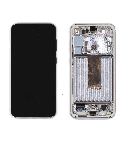 Дисплей для Samsung Galaxy S23 Plus 5G S916B в сборе с тачскрином ServicePack бежевый GH82-30476B