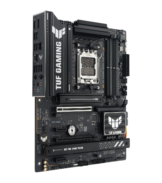 Материнская плата ASUS TUF GAMING B650E-PLUS WIFI, AM5, AMD B650, 4xDDR5, 4xSATA, 3xM.2, 1xPCIe 5.0 x16, 1xPCIe 4.0 x4, 2xPCIe 4.0 x1, 1xDisplayPort, 1xHDMI, 1x2.5Gb LAN, Wi-Fi 6E, Bluetooth 5.3, 1xUSB-C 20Gbps, 3xUSB-A 10Gbps, 6xUSB-A 2.0, 5x3.5 мм, 7.1, ATX