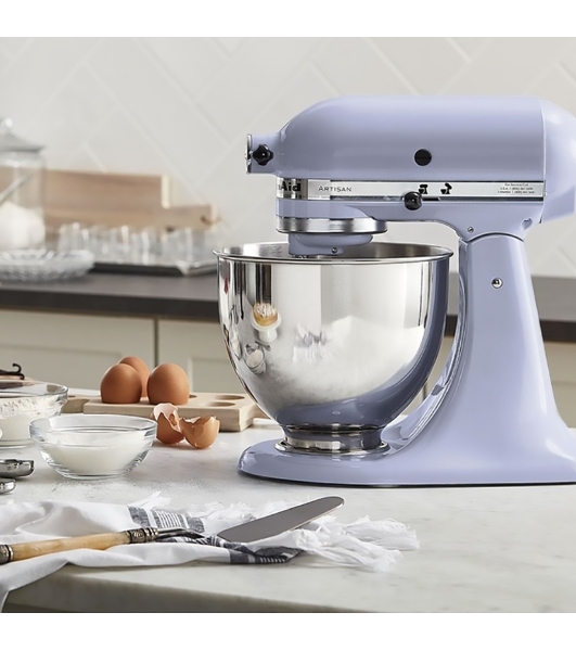 Настольный миксер с откидным блоком KitchenAid 5KSM125ELR Artisan 4.8 л цвет лавандовый
