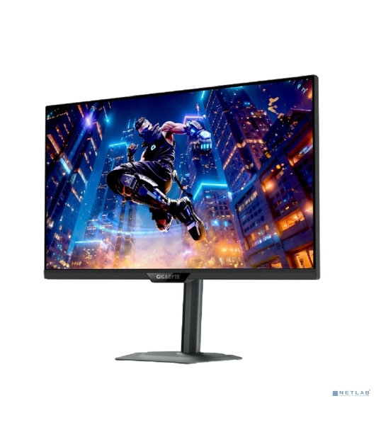 Монитор 27' Gigabyte M27UP IPS 3840x2160, 160 Гц, 1 мс (GtG), 16:9, 350 кд/м², 2xHDMI 2.1, DP 1.4, USB-C (18 Вт), USB Hub (3x USB 3.2), 3.5 Jack, DisplayHDR 400, G-Sync Compatible, динамики (2x5 Вт), KVM, VESA 100x100, черный