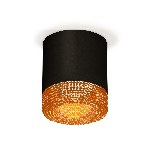 Светильник Ambrella Light XS7402014 SBK/CF черный песок/кофе MR16 GU5.3 (C7402, N7195)