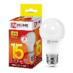 Лампа светодиодная LED-A60-VC 15Вт 230В E27 3000К 1350лм IN HOME 4690612020266, фото 1