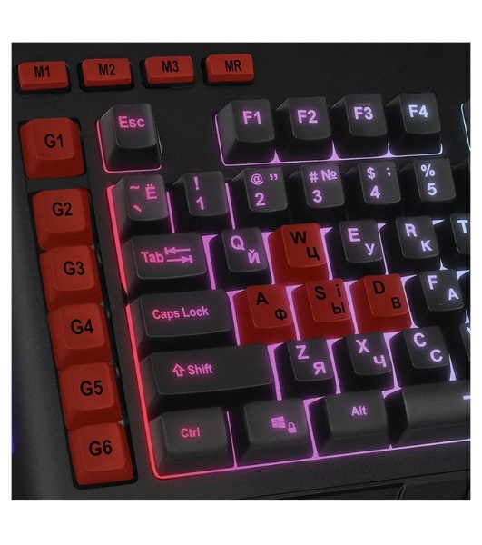 Клавиатура SVEN KB-G9600 проводная, USB Type-A, чёрный