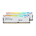 Оперативная память Kingston Fury Beast, DDR5, 32Gb (2x16Gb), 5200MHz, CL40, DIMM, с радиаторами, RGB, белый, фото7