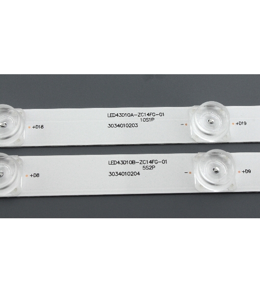 Светодиодная подсветка TV 43' LED43D10A-ZC14FG-01 (комплект 5шт)