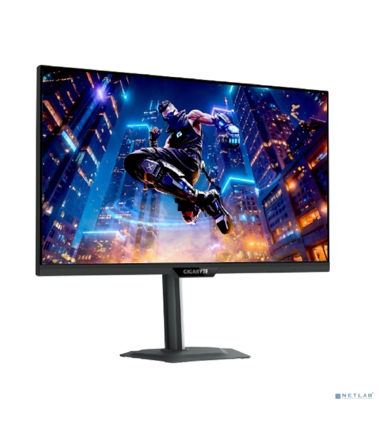 Монитор 27' Gigabyte M27UP IPS 3840x2160, 160 Гц, 1 мс (GtG), 16:9, 350 кд/м², 2xHDMI 2.1, DP 1.4, USB-C (18 Вт), USB Hub (3x USB 3.2), 3.5 Jack, DisplayHDR 400, G-Sync Compatible, динамики (2x5 Вт), KVM, VESA 100x100, черный