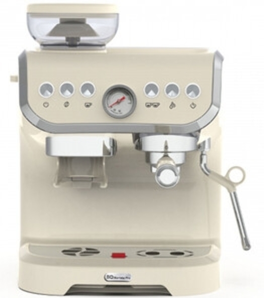 Кофейная станция BQ CM5000 бежевый, исп. кофе - зерновой/молотый, 2 л, 1560 Вт, 15 бар