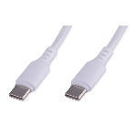 Кабель USB2.0 Cablexpert CCB-USB2-CMCMO1-1MW, TypeC/TypeC, Classic 0.1, 3A, 60Вт, PD/QC3.0, медь, 1м, белый, коробка, фото3