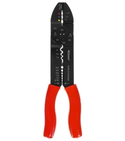 Кримпер Rexant HT-204 для обжима наконечников и зачистки проводов