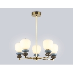 Люстра Ambrella light LH53164/5 SB/WH бронза/белый 40W 3000K D650*900, фото9