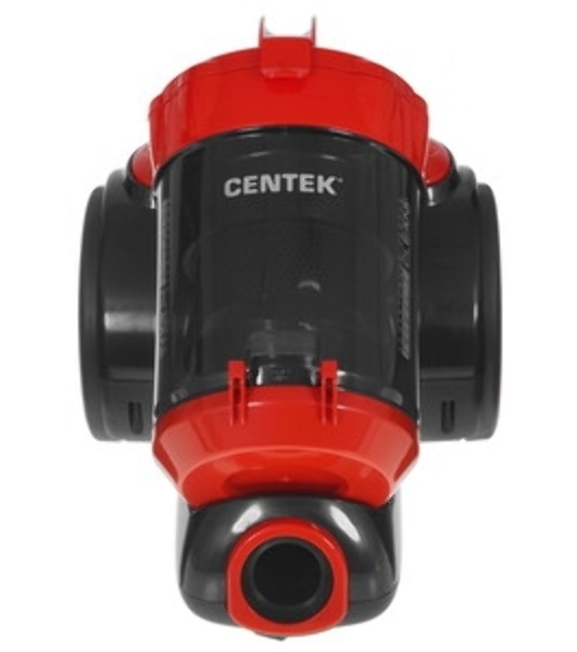 Пылесос Centek CT-2528 Red красный/черный, 350/2000 Вт, уборка сухая, пылесборник циклонный фильтр 1.5 л
