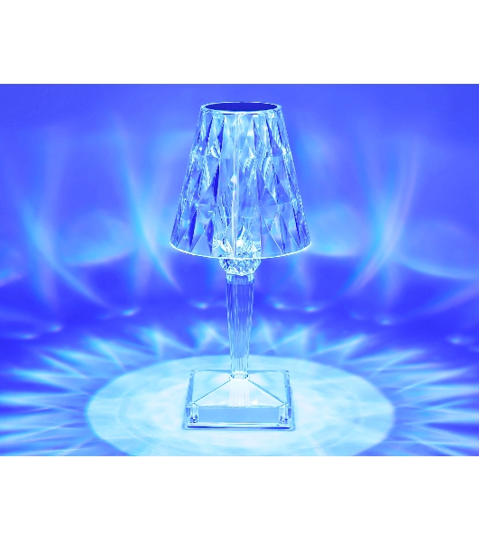 Настольная светодиодная лампа Ambrella light DE8057 CL прозрачный LED RGB 3W