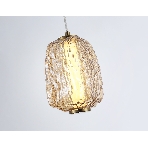 Подвесной светодиодный светильник Ambrella light LH30101 SB/TI бронза/янтарь 8W 3000K 140*140*1575, фото4