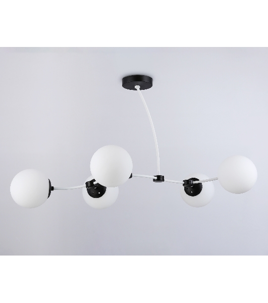 Светитльник Ambrella Light TR2546/5 WH/BK белый/черный E27/5 max 60W 950*600*450