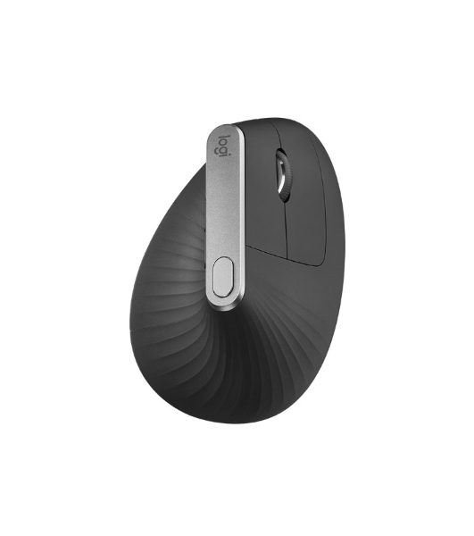 Мышь беспроводная/проводная Logitech MX Vertical графитовый, 4000 dpi, радиоканал, Bluetooth, USB, кнопки - 6