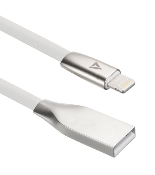 Кабель USB ACD-Infinity Lightning - USB-A TPE, 1.2м, белый