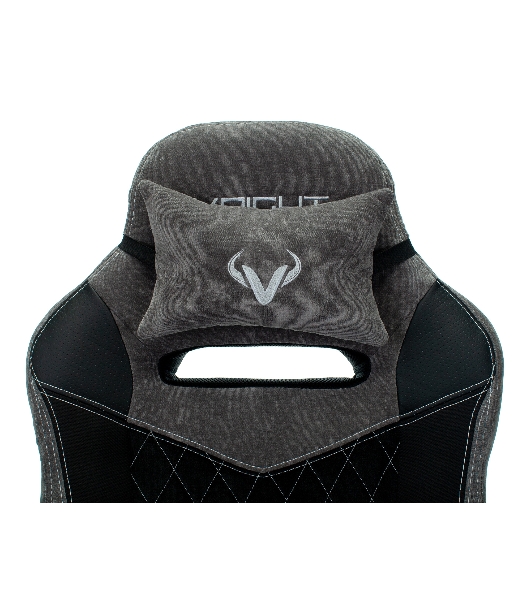 Кресло Бюрократ VIKING 6 KNIGHT B FABRIC черный, ткань, 120 кг, механизм качания
