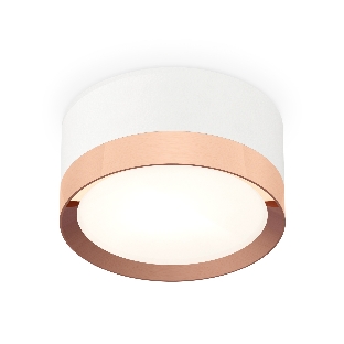 Светильник Ambrella Light XS8101006 SWH/PPG белый песок/золото розовое полированное GX53 (C8101, N8126)