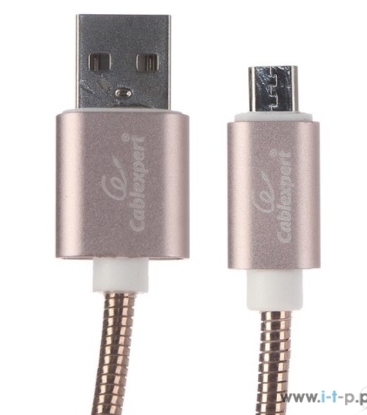 Кабель USB2.0 Cablexpert CC-G-mUSB02Cu-1.8M, AM/microB, серия Gold, длина 1.8м, золото, блистер