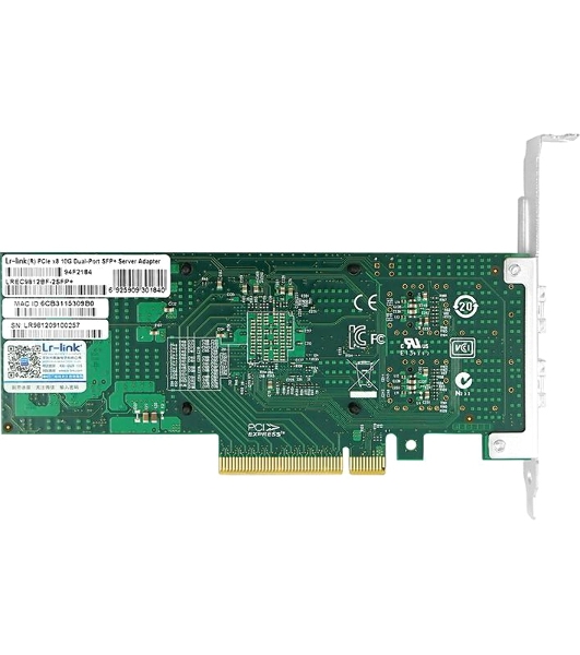 Сетевой адаптер PCIE 10Gb FIBER 2SFP+ LREC9812BF-2SFP+ LR-LINK