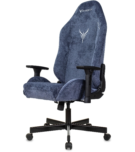 Кресло Knight N1 Fabric синий, ткань, 120 кг, механизм качания