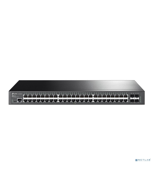 Коммутатор 48-портовый гигабитный управляемый уровня 2+ TP-Link TL-SG3452X JetStream с четырьмя слотами SFP+ 10 Гбит/с
