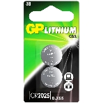 Батарея GP Lithium CR2025 (2шт) блистер, фото3
