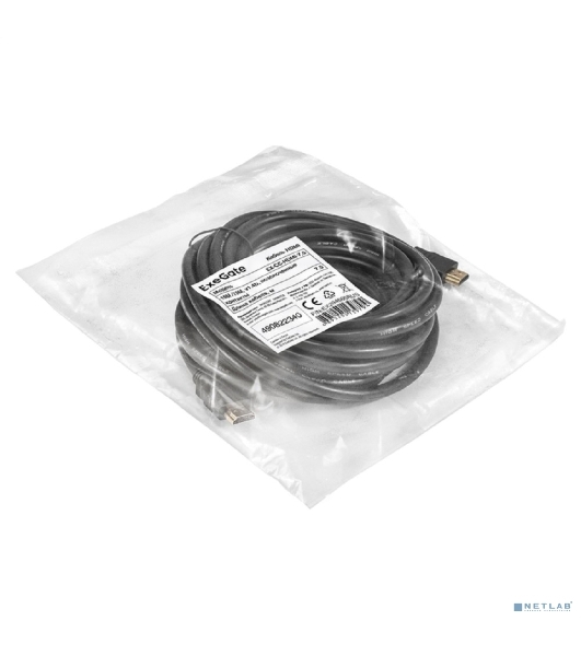 Кабель HDMI ExeGate EX-CC-HDMI-7.5 (19M/19M, 7,5м, v1.4b, позолоченные контакты)