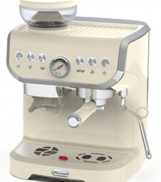 Кофейная станция BQ CM5000 бежевый, исп. кофе - зерновой/молотый, 2 л, 1560 Вт, 15 бар