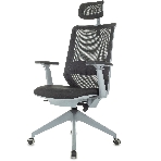 Кресло руководителя Бюрократ MC-G611NL-H черный Elastic-102 с подголов. крестов. 4-луч. пластик пластик серый, фото16