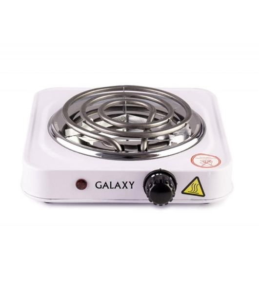 Плита настольная электрическая Galaxy Line GL 3003, белый, электрическая, 1000 Вт