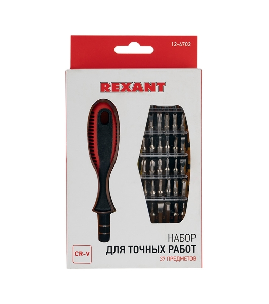 Набор отверток для точечных работ 37 предметов Rexant