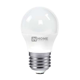 Лампа светодиодная IN HOME 4690612020600 LED-ШАР-VC 11 Вт 230В E27 3000К 1050 лм