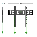 Кронштейн ONKRON FM5/32-55'' макс 400x400 наклон 0º от стены: 29мм макс вес 56,8кг, фото23