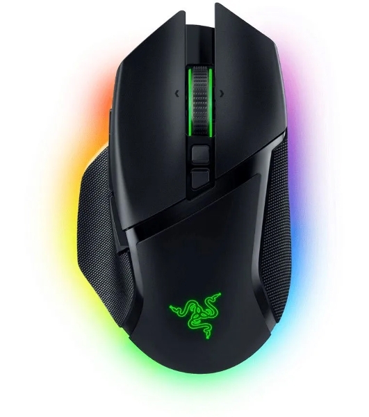 Мышь беспроводная/проводная Razer Basilisk V3 Pro черный, 30000 dpi, радиоканал, Bluetooth, USB, кнопки - 11