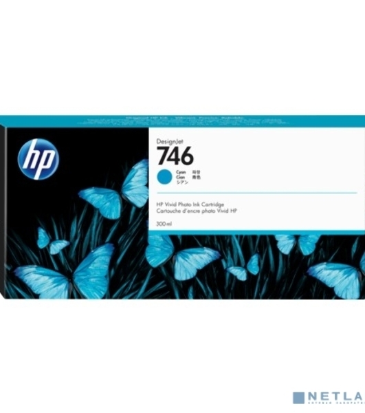 Картридж струйный HP 746 300-ml голубой Ink Cartridge