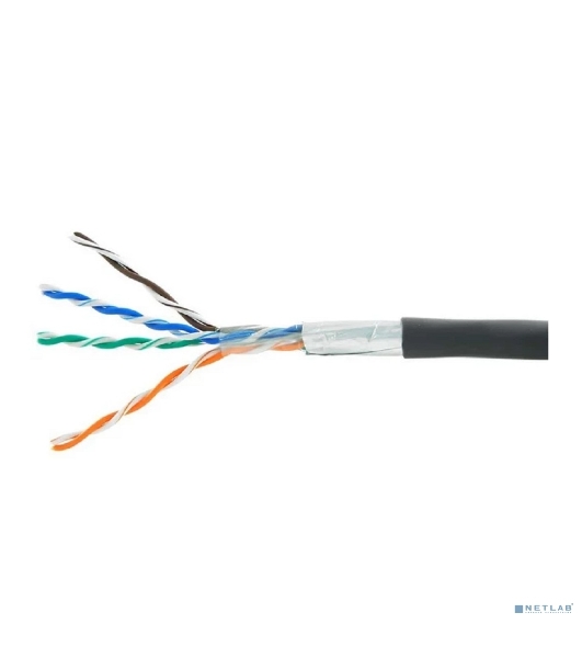 Кабель Cablexpert FPC-5051E-4-CU, FTP indoor 4x2x0.51, медный, кат.5e, однож., 305м, box, серый