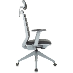 Кресло руководителя Бюрократ MC-G611NL-H черный Elastic-102 с подголов. крестов. 4-луч. пластик пластик серый, фото15