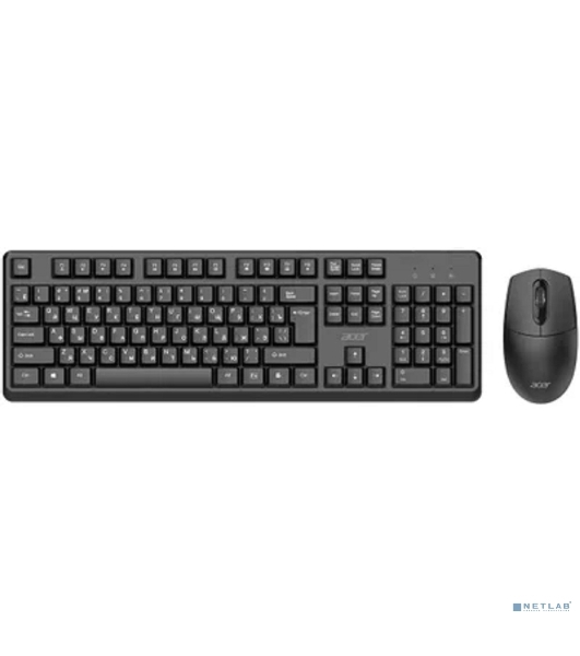 Комплект клавиатура+мышь Acer OCC501 проводной, USB, 1200 DPI, черный