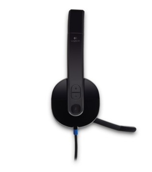 Гарнитура Logitech USB Headset H540 чёрный, проводная, USB