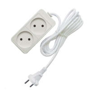Удлинитель 2х7 м без заземл. 10А IP20 2.2 кВт Союз 481S-1207