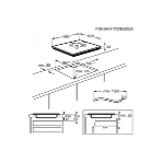 Индукционная варочная панель Electrolux CIV634 на 4 конфорки, cтеклокерамика, мощность: 7200 Вт, независимая установка, слайдерное управление,размеры (ШхГ): 59x52 см, фото8