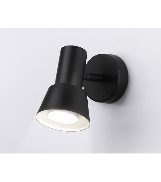 Накладной поворотный спот Ambrella light TA13112 BK/WH черный/белый GU10 max 12W D85*L123*H145