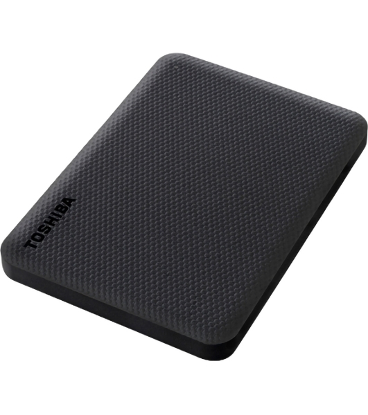 Внешний HDD 2.5' Toshiba Canvio Advance, 1TB, USB 3.2 Gen 1 Type-A, 5400 rpm, черный