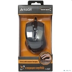 Мышь проводная A4Tech N-500F серый глянец/черный, 1200 dpi, USB, кнопки - 4, фото19