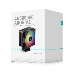 Кулер для процессора DEEPCOOL AG500 BK ARGb V2 черный 120мм алюминий+медь 1900rpm 29.4db 40pin 240W 160мм, фото11