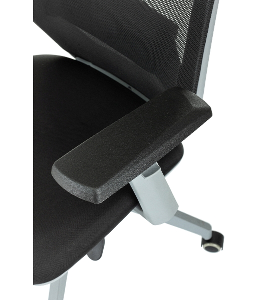 Кресло руководителя Бюрократ MC-G611NL-H черный Elastic-102 с подголов. крестов. 4-луч. пластик пластик серый
