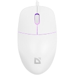 Мышь проводная Defender Azora MB-241 белый, 1200 dpi, USB, кнопки - 3, фото6