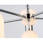 Люстра Ambrella light LH56083/10 СH/FR хром/белый матовый E14*10 max 40W D700*510, фото3