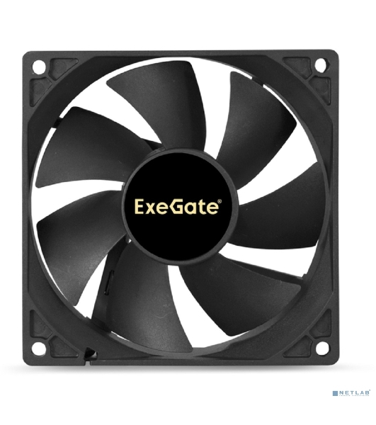 Вентилятор для корпуса ExeGate ExtraPower EP09225S3P черный, 92 мм, 2600 об/мин, 32 дБ, 3 pin